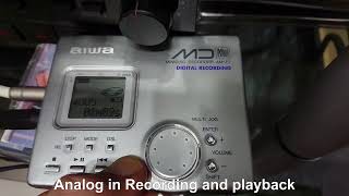 Aiwa Am-F7 Recording Playback Test