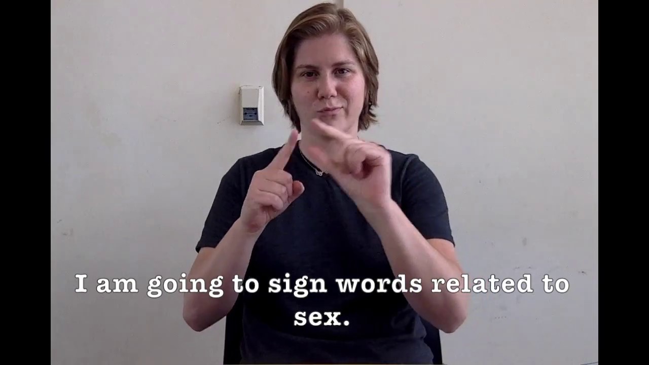 Asl Sex Reproduction Signs Youtube