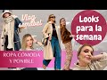 Looks para la semana  vlog con ropa ponible y realista  tu asesora de imagen y moda