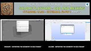 🍪 CFD cookie - Salome Platform - 3D Cylinder case - External flow | Part 5