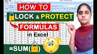 How To Lock And Protect Formulas In Excel || This is an Excellent feature in Excel #1kcreator