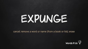 How to Pronounce EXPUNGE in American English