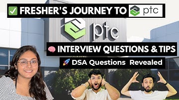 PTC Internship | ₹10 LPA PPO | Interview Questions & Experience | DSA Question Revealed.