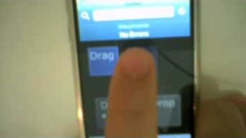 iPhone JavaScript Drag & Drop
