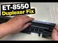 Epson ET-8550 Trick You Probably Missed: Repair the Rear Duplexer