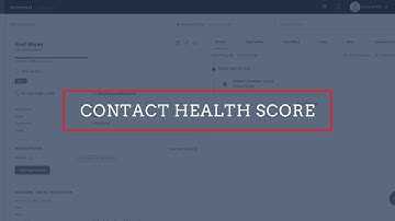 KW Command: Contact Health Score - How to get 100%