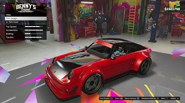GTA Online: Fully Upgraded COMET RETRO CUSTOM Sports Car Showcase! (GTA 5 Import/Export DLC)