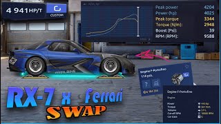 : Mazda Rx-7 Ferrari Portofino engine swap | With DETAILE TUNING GUIDE | Drag racing streets....