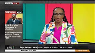 Cameroons President Paul Biya Wins Re - Election: Sabc News Correspondent, Sophie Mokoena Updates