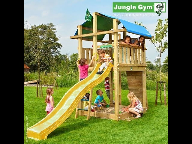 Plac zabaw Jungle Fort Jungle Gym - YouTube