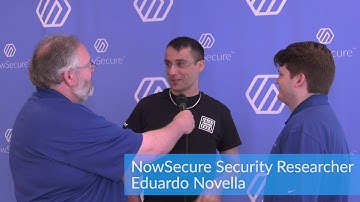 Meet Eduardo Novella Live from NowSecure Connect