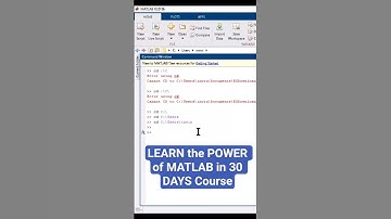 MATLAB for BEGINNERS in 30 Days