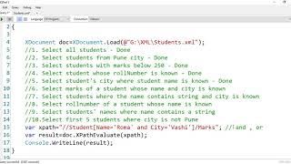 Using XPath expressions to query Xml elements in C#