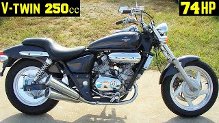 Топ 10 Самых Мощных Мотоциклов С Двигателями V-Twin (250Сс) !