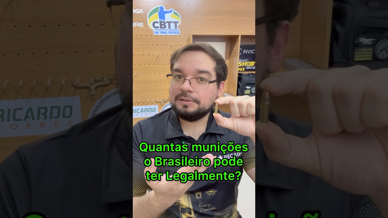 Quantas Munições o brasileiro pode ter legalmente? 