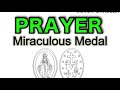 PRAYER - Miraculous Medal Prayer