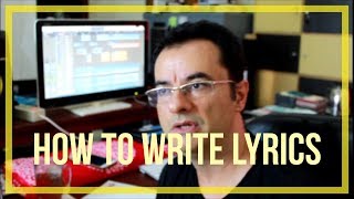 How to write lyrics -