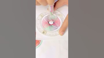 Spirograph drawing tutorial #designcentre #spirographdesignpattern