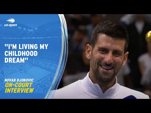 Novak Djokovic On-Court Interview | 2023 US Open Final