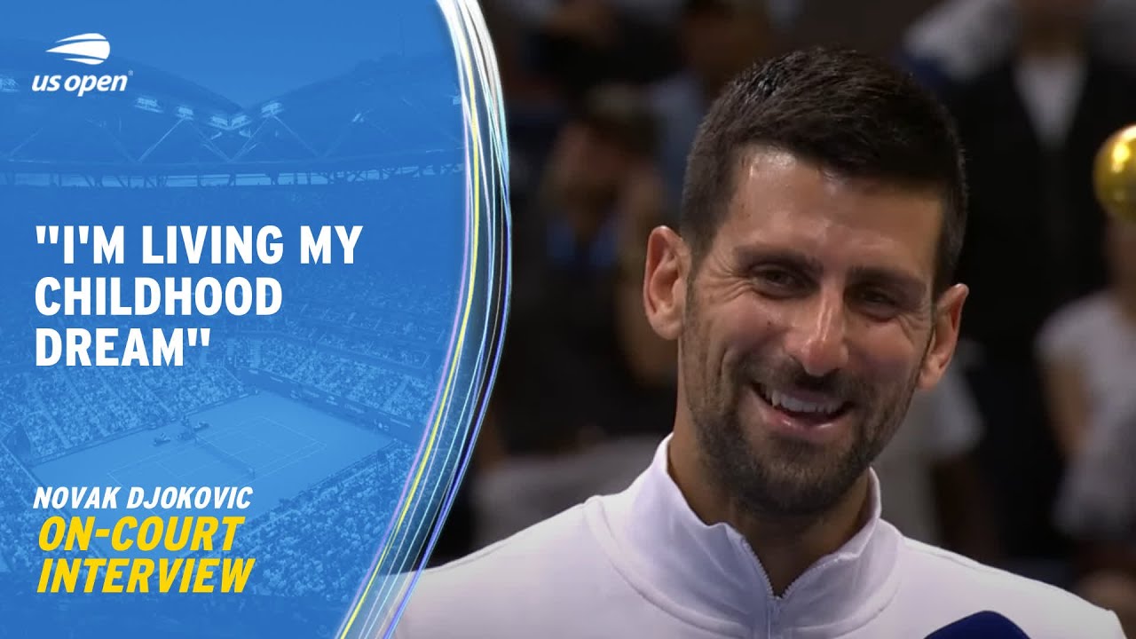 Novak Djokovic On-Court Interview 2023 US Open Final