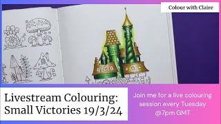 Colouring Livestream - Tuesday 19Th March 2024