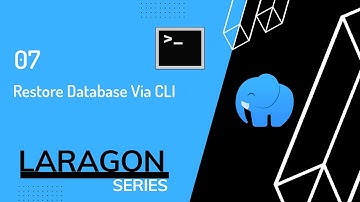 Restore MySQL database via CLI using mysqldump || Laragon Tutorial Series || Khan Sunny