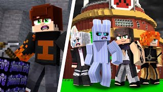 SURVIVOR VS 4 CAÇADORES COM LUCKY BLOCK DE NARUTO JEDY 𝗡𝗢 MINECRAFT POCKET EDITION !!