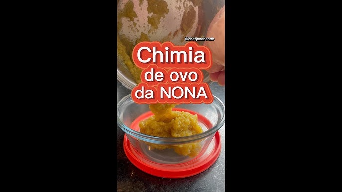 Receitas do Léo: Chimia de ovo