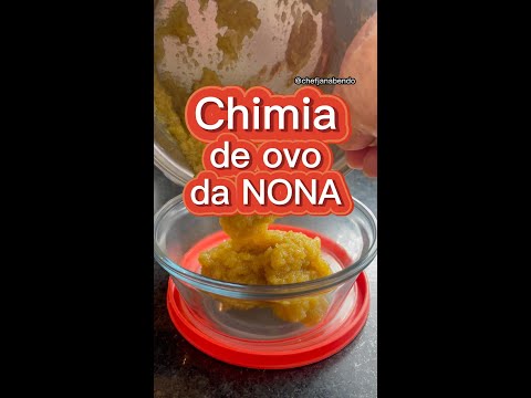 CHIMIA DE OVO DA NONA  Chef Jana Bendo 