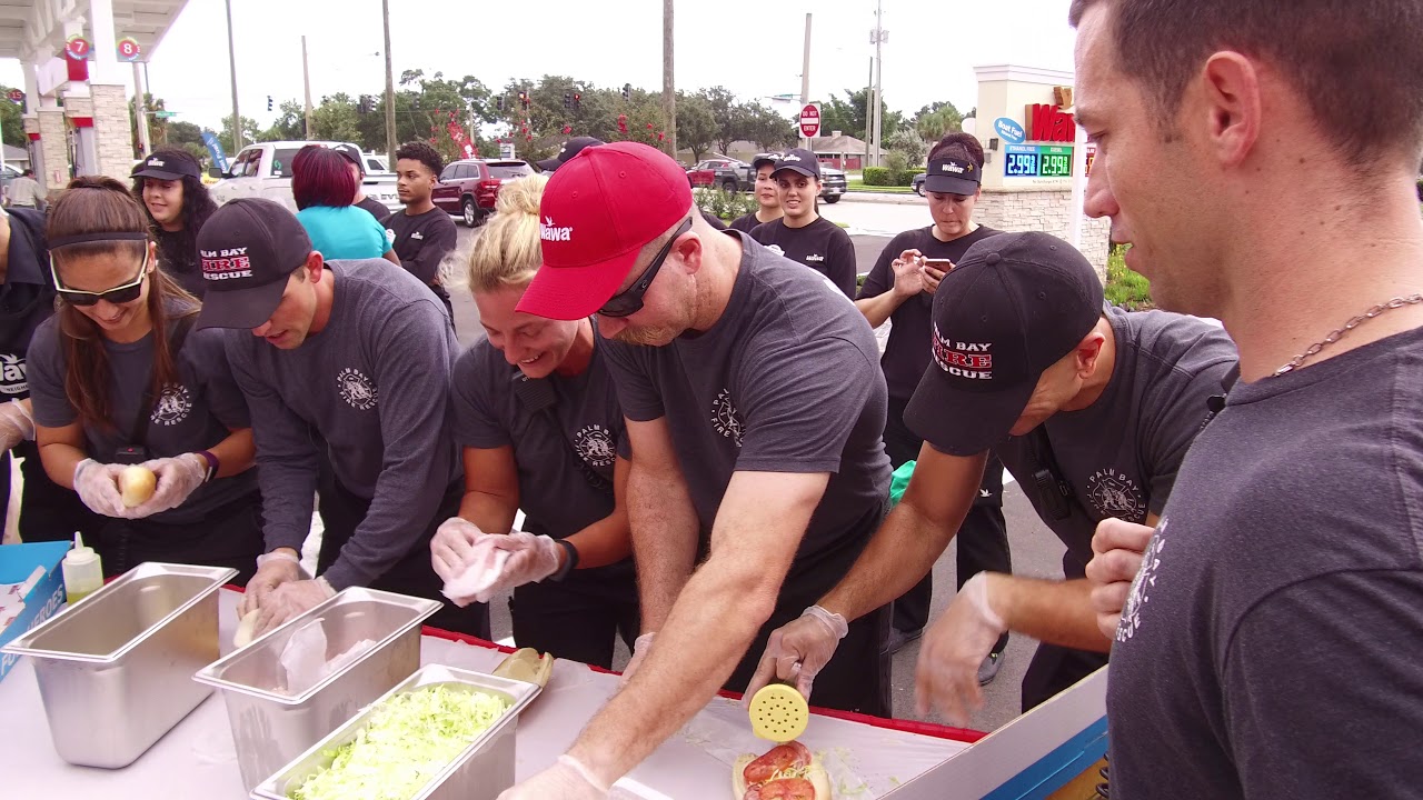 wawa taguig zip code WAWA Grand opening Hoagie Building Competition in Palm Bay Florida.