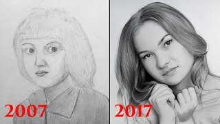 Как я рисовал в детстве? Мой прогресс за 10 лет. Как я рисовал в детстве? Мой прогресс за 10 лет.