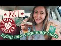 trying NEW vegan foods at coffee chains // starbucks, costa + pret!!