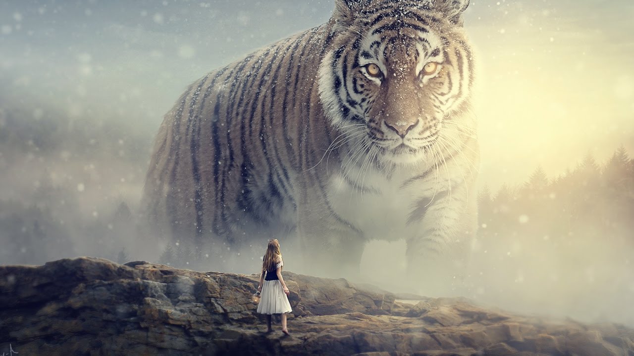 Big Tiger - Photoshop Manipulation Tutorial - YouTube