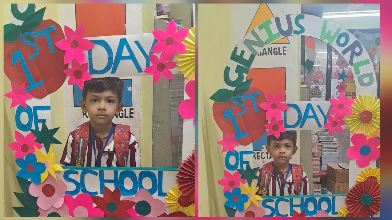 Rudraksha 1st day of school 🏫 