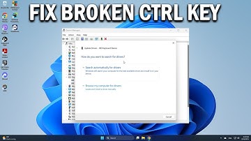 How To Fix CTRL Key is not Working in Windows 11 - Easy Fix