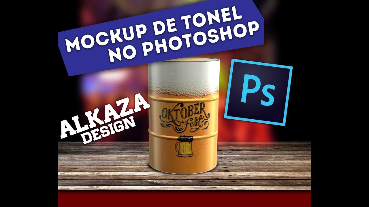 Download Mockup de um Tonel no Photoshop - YouTube