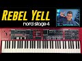 Rebel Yell Billy Idol | Nord Stage 4 | 80s Synth Keyboard Cover Sound Pack