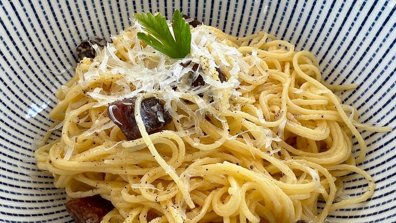 Italiano Capellini a la Carbonara YouTube