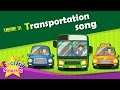 Theme 31 Transportation Song Car Bus Taxi The Wheels On The Bus Learning English For Kids mp3