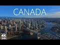 Canada 4K Ultra HD | Scenic Landscape View | Aerial Drone Footage | Calm and Relaxation Music