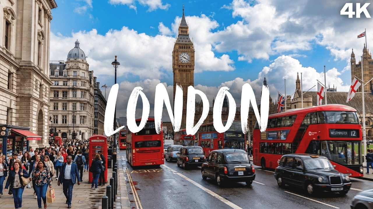 Streets of London | Walking Tour 4k 60FPS