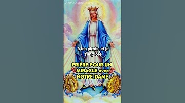 Obtenez un Miracle de la Vierge Marie Avec Cette Prière à la Médaille Miraculeuse ✝️ #shorts