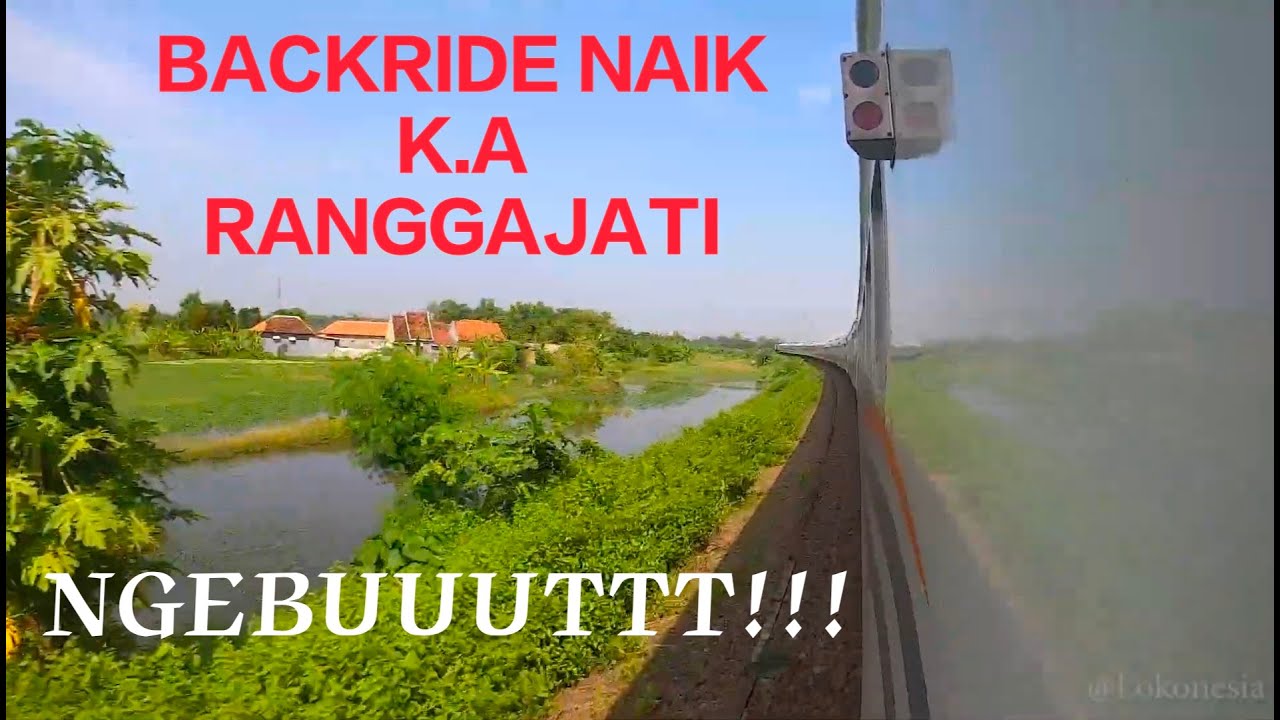 BACKRIDE | Kereta Api Ranggajati dari Stasiun Surabaya Gubeng ke Stasiun Mojokerto