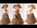 जूट रस्सी से बनाये आसान गुड़िया ||JUTE DOLL !! Creative Jute Crafts/ Making doll dress/
Jute  Rope