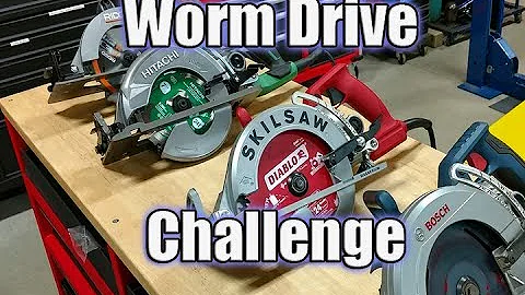 Hitachi C7WDM vs Skilsaw vs Bosch vs Ridgid 7-1/4" Worm Drive Challenge