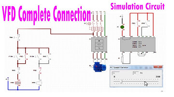 VFD Complete Connection Bangla | VFD Inverter motor control circuit diagram | VFD Bangla Tutorial