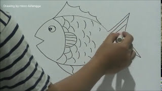 Menggambar Jeruk Anak Tk Sd Mari Belajar Ikan Gambar