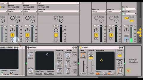 Chorus effect on Ableton Live 9.5