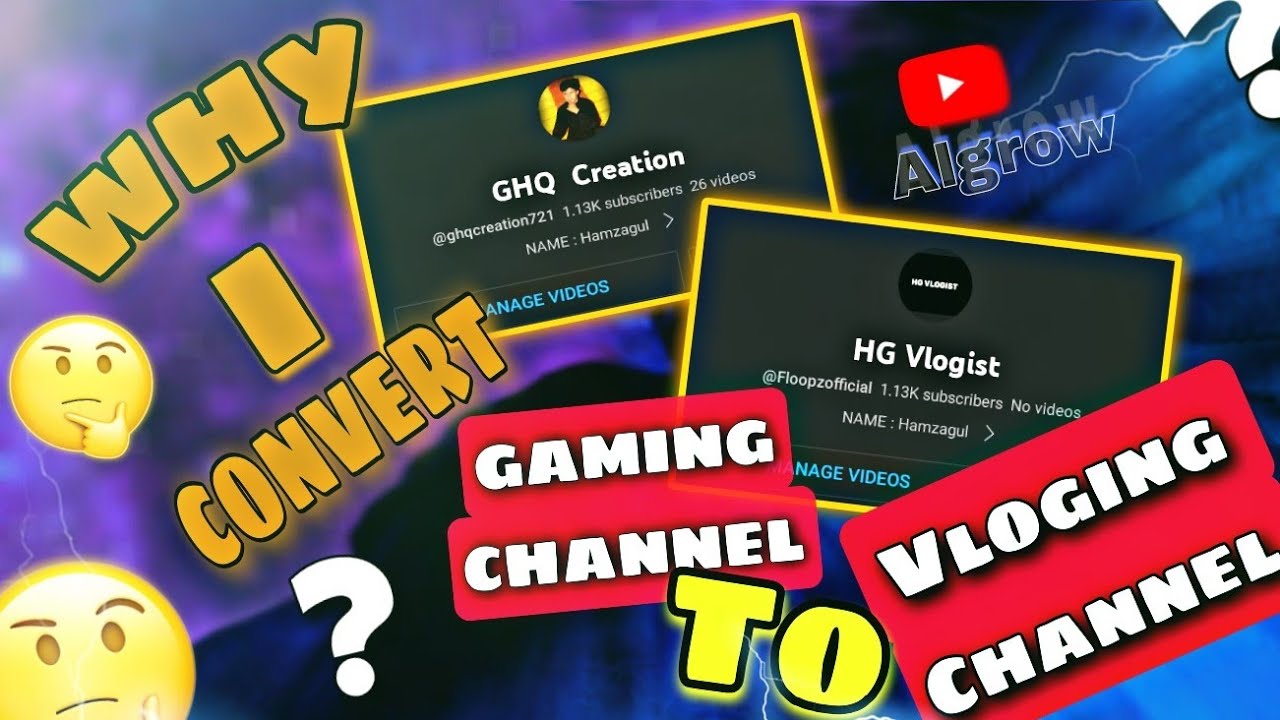 I Convert My Gaming Channel into Vloging 😱 Reason Why?