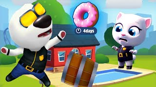 Talking Tom Gold Run Gameplay Walkthrough Part 1 - Deputy Hank vs Agent Angela FHD by TraiNghiemGame 11,209 views 4 days ago 14 minutes, 18 seconds